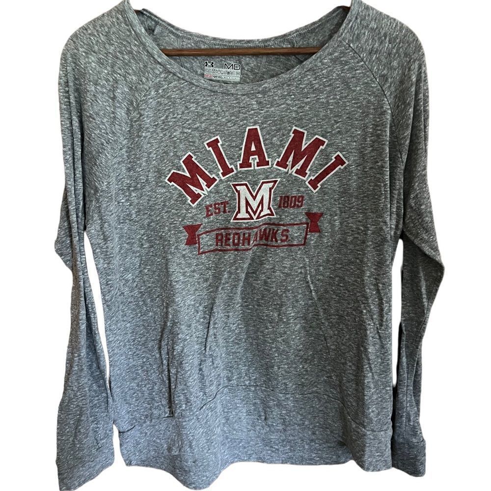 ‎Under Armour Miami University Redhawks long sleeved t-shirt size medium